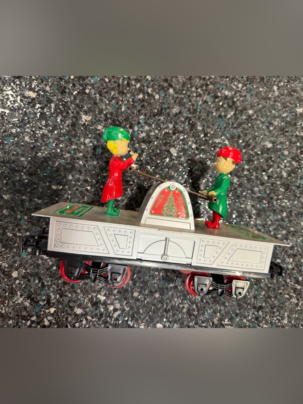 2016 Blue Hat Christmas North Pole Junction Train REPLACEMENT ELF CAR